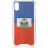 Haitian Flag Distressed iPhone XS Clear Case